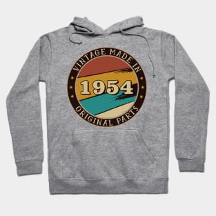 Vintage Made In 1954 Original Parts Hoodie